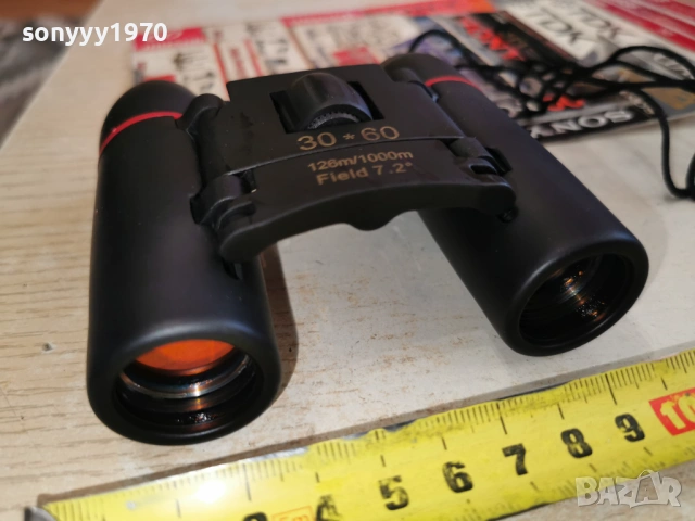 НОВ БИНОКЪЛ 30Х60 ЧЕРЕН 2702261320, снимка 11 - Екипировка - 53645053
