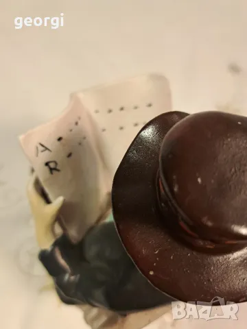 ретро керамична статуетка старец 23/4, снимка 4 - Статуетки - 49332220