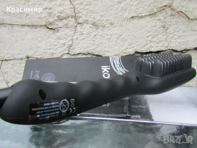 Четка за изправяне на коса ikoo E - Styler - Beluga Black, снимка 4 - Преси за коса - 45608723