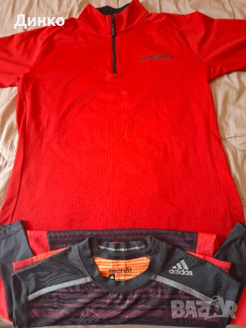 Фланелка Адидас TERREX+Подарък термо блуза Адидас COMPRESSION