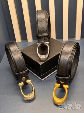 колани от естествена кожа в кутия coach 