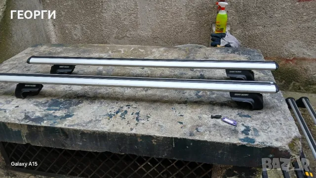 Напречни Оригинален Алуминиеви греди MONТ BLANK. 129лв СТАВАТ ЗА ПОВЕЧЕТО КОМБИТА, снимка 8 - Аксесоари и консумативи - 49941857