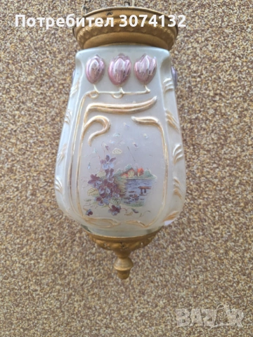 Ръчно изработен и рисуван полилей