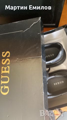 Guess Elba Black 45, снимка 9 - Маратонки - 46230336