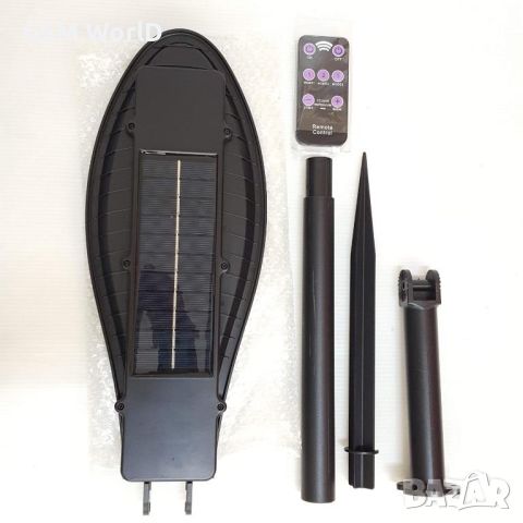 Соларна лампа LL-003 външна, черен 900W

, снимка 3 - Друга електроника - 46088692