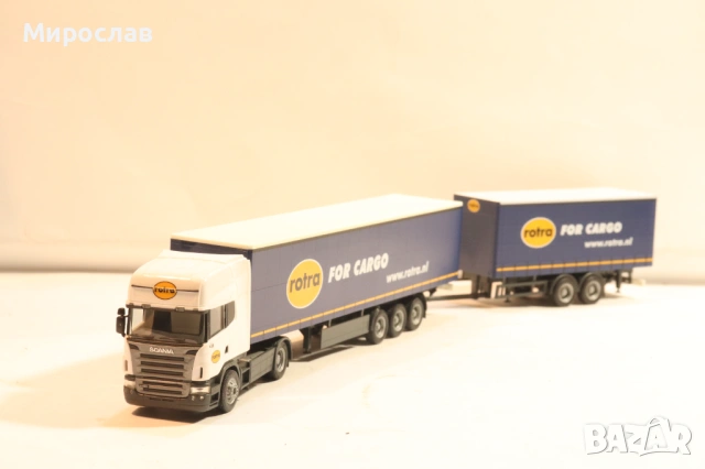 HERPA H0 1/87 SCANIA TIR АВТОВЛАК КАМИОН МОДЕЛ, снимка 4 - Колекции - 54226011