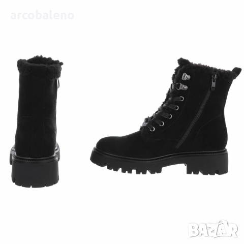 Дамски боти с връзки, 3цвята , снимка 12 - Дамски боти - 52801220