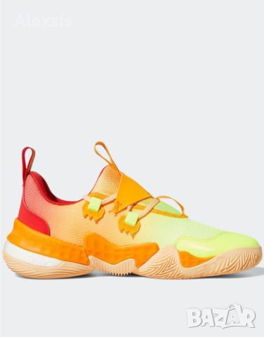 ADIDAS Trae Young 1 Shoes Orange/, снимка 5 - Маратонки - 46409269
