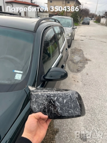Батман кпаци за огледала кован карбон бмв е60 , снимка 2 - Автомобили и джипове - 52639994