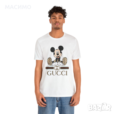 унисекс тениска Gucci,маркова тениска Гучи, снимка 3 - Тениски - 45068352