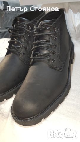 Удобни мъжки полуботи от естествена кожа TIMBERLAND №40, снимка 3 - Мъжки боти - 45825743