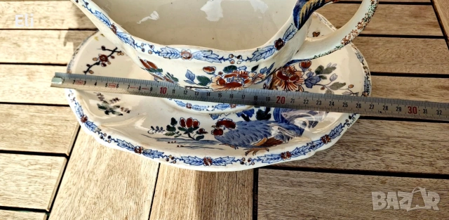 Антична френска сосиера, снимка 3 - Антикварни и старинни предмети - 53489299