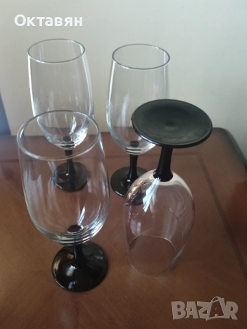 Стъклени чаши за вино, снимка 3 - Чаши - 53473004