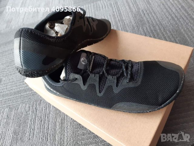 Мъжки обувки Merrell Vapor Glove 5 black J135365, снимка 2 - Маратонки - 45708211