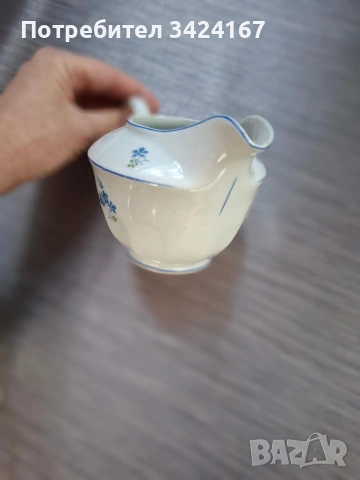 Захарница, латиера и чайник от порцелан , снимка 7 - Сервизи - 53748054