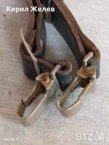 Винтидж естествена кожа ремък за оръжие рядък за КОЛЕКЦИОНЕРИ 51117, снимка 2 - Други ценни предмети - 51921435