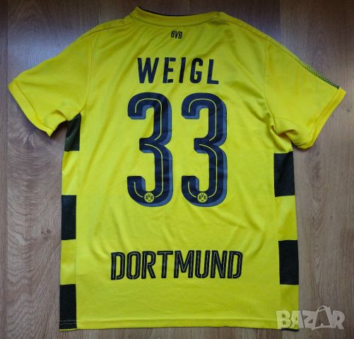 BVB Borussia Dortmund / Puma / #33 Weigl - футболна тениска на Борусия Дортмунд, снимка 1 - Спортни дрехи, екипи - 45934144