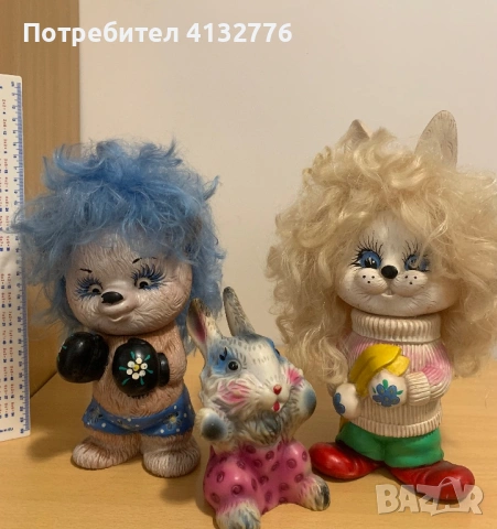 Гумени играчки СССР ЛОТ, снимка 7 - Кукли - 53254474