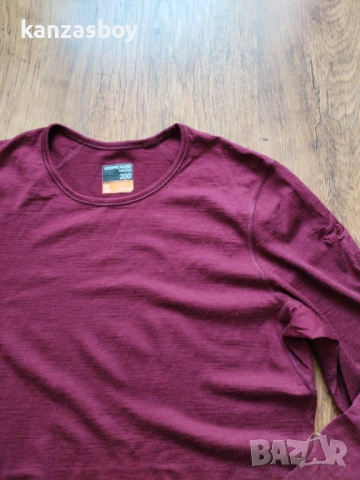 Icebreaker 200 - дамска мерино блуза КАТО НОВА М, снимка 2 - Блузи с дълъг ръкав и пуловери - 53739251