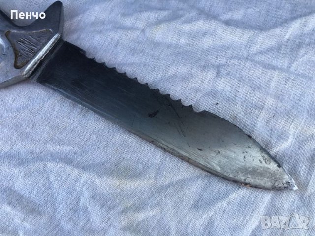 стар водолазен нож - MADE IN HUNGARY, снимка 8 - Ножове - 46403255