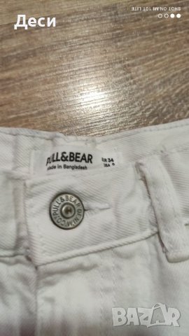 дънки с висока талия на Pull&Bear, снимка 6 - Къси панталони и бермуди - 46651837