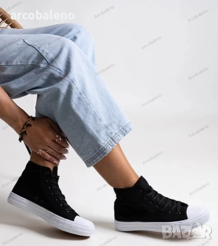 Дамски високи кецове Ghanem, 5цвята , снимка 9 - Кецове - 51168479