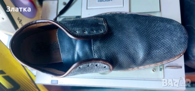 Мъжки обувки Rieker Мъжки шити обувки с връзки Rieker Антистрес обувки естествена кожа Рикер !, снимка 2 - Спортно елегантни обувки - 51069450