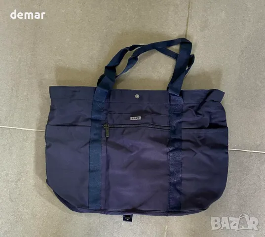 Чанта Voova Tote за жени, водоустойчива чанта с голям капацитет с цип, сгъваема чанта през рамо,синя, снимка 7 - Чанти - 50302367