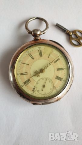 Стар колекционерски сребърен часовник DEPOSE, снимка 2 - Антикварни и старинни предмети - 45686934