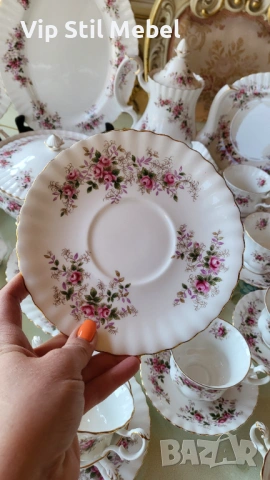 Сервиз за хранене и кафе Royal Albert, Lavender Rose , снимка 10 - Сервизи - 53869490
