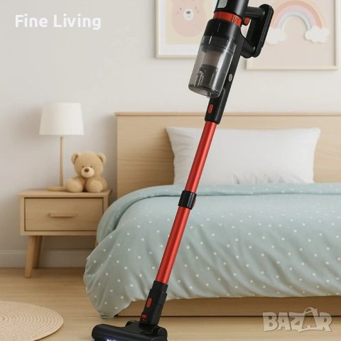 Безжична ръчна прахосмукачка тип „стик“ – V Group KB-703B, снимка 5 - Прахосмукачки - 53204479