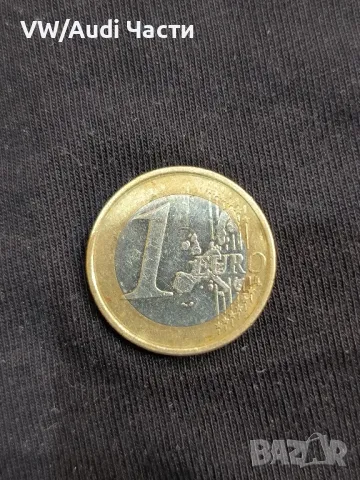 Монета 1 евро Белгия 2002г. рядка 1 Euro Belgium Albert II, снимка 1 - Нумизматика и бонистика - 49038377