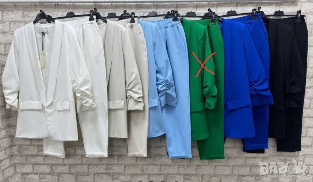 🌷Официален дамски костюм сако и панталон , снимка 4 - Костюми - 50978270