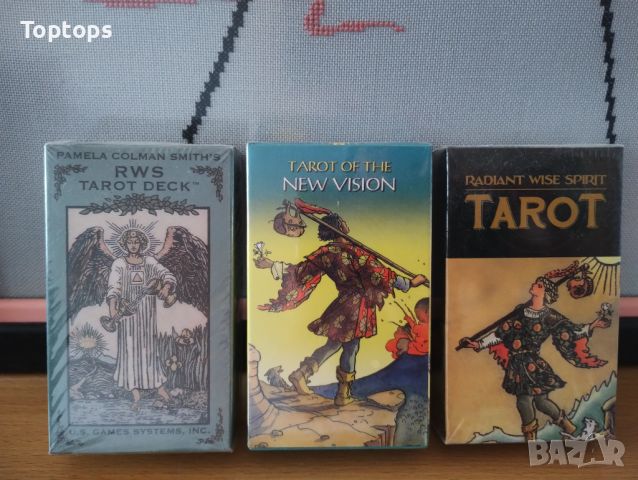 Таро: Radiant Wise Spirit & Tarot of the New Vision & RWS Tarot Deck