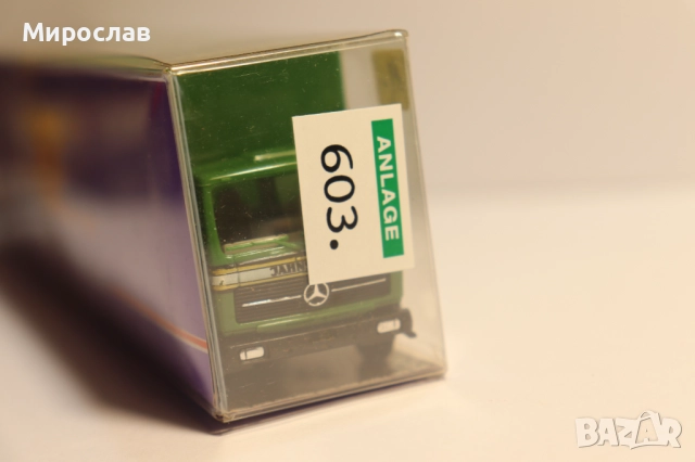 ALBEDO 1:87 H0 MERCEDES ТИР ИГРАЧКА КОЛИЧКА МОДЕЛ КАМИОН, снимка 2 - Колекции - 52639517