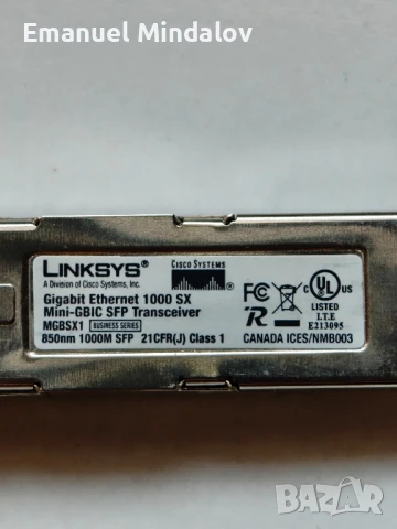 SFP Linksys MGBSX1 , снимка 2 - Рутери - 50569927