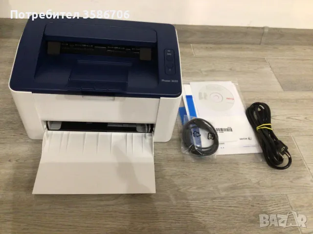 Лазерен моно принтер Xerox Phazer 3020, снимка 2 - Принтери, копири, скенери - 48721557