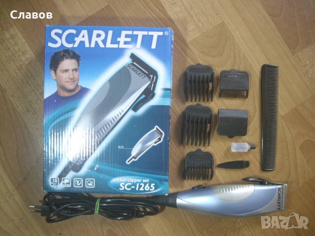 Машинка за подстригване Scarlett SC-1265 (титан)