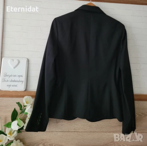 Черно елегантно сако Esprit , снимка 2 - Сака - 51429099