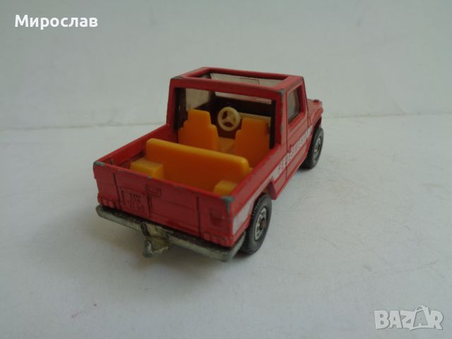  1/55? SIKU MERCEDES BENZ GE ПОЖАРНА КОЛИЧКА ИГРАЧКА МОДЕЛ, снимка 4 - Колекции - 46101886