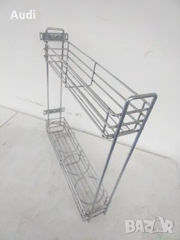 Механизъм стойка за вино ,вода, препарати, за шкаф за кухня с изтегляне. Изработен от неръждаем мета, снимка 7 - Кухни - 49892369