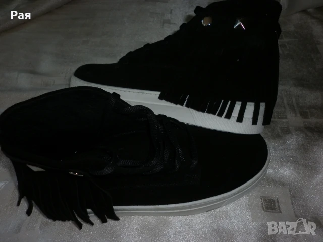 Дамски кожени кецове Тенденз, снимка 2 - Дамски ежедневни обувки - 50755379