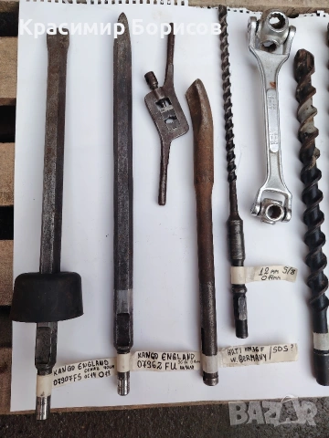 Длето шило секач ключ свредло hilti kango england, снимка 2 - Други инструменти - 53606778