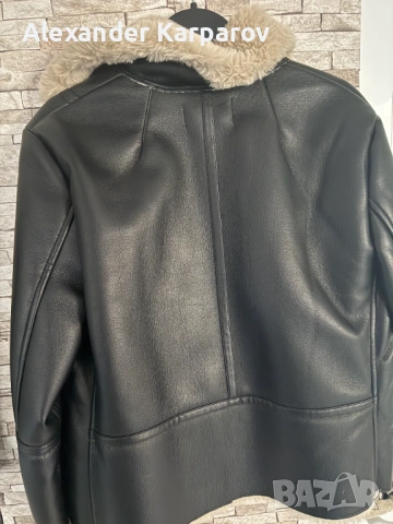 Reserved дамско biker яке с пух - отлично състояние, снимка 4 - Якета - 53638579