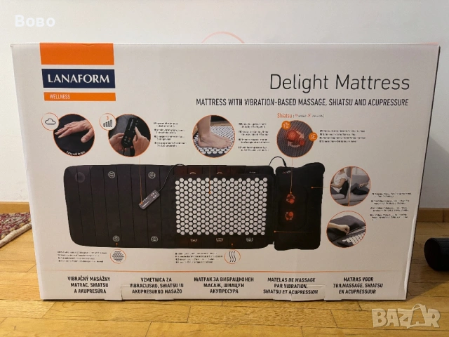 Масажна затоплеща постелка, снимка 2 - Фитнес уреди - 54056776