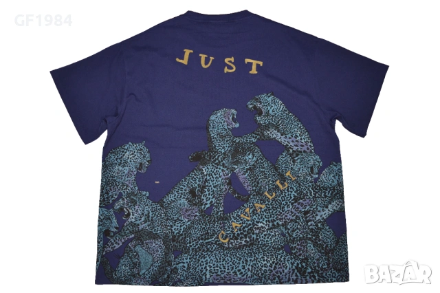 Just Cavalli - мъжка тениска, размер XXL (Oversized), снимка 4 - Тениски - 53198903