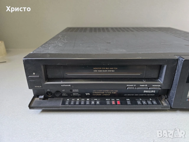 📼 Philips vr6880 📼 vhs с led екран, снимка 4 - Плейъри, домашно кино, прожектори - 54229019