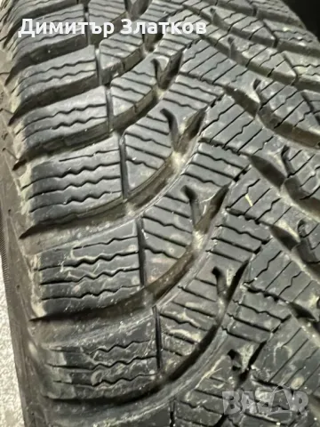 Четири броя зимни гуми Michelin 185/60/14 с джанти , снимка 2 - Гуми и джанти - 47222037