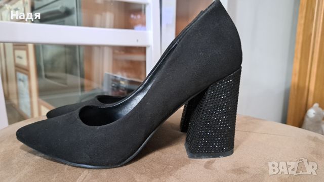 Велурени обувки tendenz, снимка 3 - Дамски елегантни обувки - 45918025