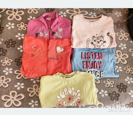 Лот блузи и суичъри, 4-6 години